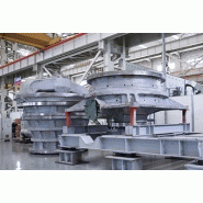 Concasseur industriel pour traitement de granite, basalte et calcaire