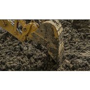 Godet d'excavation à usage normal avec lame de nivellement - caterpillar finance france - 650 mm (25,6 in) - poids 595 kg_3