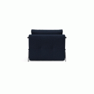 Fauteuil design convertible INNOVATION LIVING CUBED 02 - 90x200 cm - Tissu Mixed Dance Blue_3