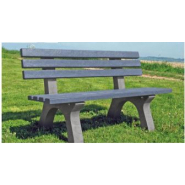 Banc urbain en plastique recyclé - TRAFALGAR SQUARE - 200 cm et 150 cm disponibles_3