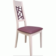 Chaise loane en bois massif et metal_3