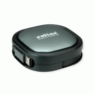 ROLINE Câble rétractable USB 2.0, 60W, C-C, M/M, noir, 1,2 m_3