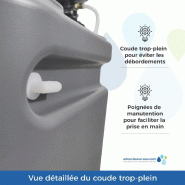Adoucisseur d'eau tactile 30l fleck 5800 xtr volumétrique électronique fabriqué en france_3