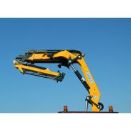 Grue auxiliaire Effer 215 avec stabilisateurs et capteurs magnétiques