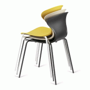 Chaise visiteur empilable So Acerra - P05_3