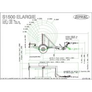 S 1500 L - Remorque Porte-Touret - SIPREL - Charge utile 1430 Kg_3