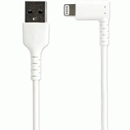StarTech Cble USB-A vers Lightning Blanc Robuste 2m_3