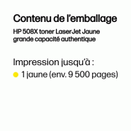 508X toner LaserJet Jaune grande capacité authentique_3