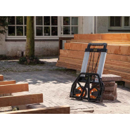 Diable de manutention en aluminium jusqu'à 125 kg - roues repliables - 3123/2VE_3