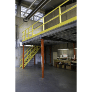 Mezzanine industrielle sur mesure - doublez les surfaces des locaux rapidement et à moindre coût avec sécurité optimale_3