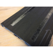 QUICKMAT-TILE 23 x 75 cm - Tapis d'accueil en lames polyamide absorbantes et bandes polypropylène - Romus_3