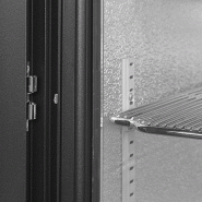 Arrière - bar 2 portes vitrées coulissantes et 4 clayettes chromées - 188 L | Tefcold - BA21S_3