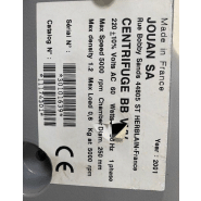 Centrifugeuse de laboratoire d'occasion Jouan BB VVV - Référence P2209-1883_3