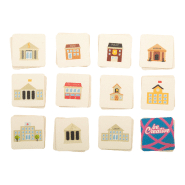 Jeu de mémoire personnalisé - 24 tuiles en carton thématique avec boîte en papier imprimée quadri_3