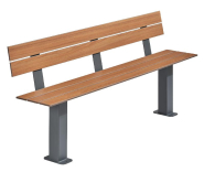 Banc - Hauteur et inclinaison adaptée - Cancale HPL_3