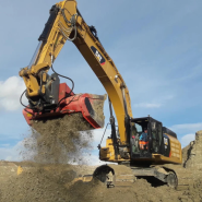 Godet séparateur ALLU pour pelle - tamiser, broyer, aérer, mélanger, séparer, transporter et charger_3