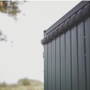 Lamelles double paroi pour isolation visuelle et phonique