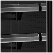 Vitrine réfrigérée 2 portes - 555L - Noir | Tefcold - MDCA937HB_3