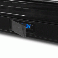 Arrière bar réfrigéré 3 portes DB301H-3 noir TEFCOLD_3