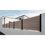 Clôture cloryza avec finition structurée