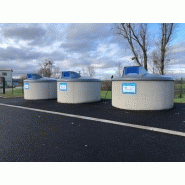 Réservoir d'apport volontaire semi-enterré en différents volumes