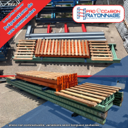 Lot de rayonnage - Hauteur 5 500mm, Longueur 8 400mm, Profondeur 1 000mm - Manulab_3