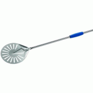 Pelle à défourner ronde perforée inox Ø 20 cm - Manche 75 cm - Gamme Azzurra | GI.METAL_3