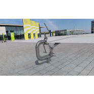 Station Cavalcade ou Cavalier en acier inoxydable - Référence SCAV - Equipement de fitness extérieur conforme NF EN 16630 : 2015_3