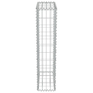 Vidaxl mur en gabion avec couvercles acier galvanisé 50 x 20 x 100 cm 143576_3