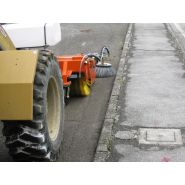 Godet balayeur M3 série DS - bac de ramassage hydraulique - brosse polypropylène Ø 660 mm_3