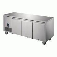 Table réfrigérée négative centrale GN 1/1 profondeur 660 - 3 portes - Serie U Premium 420L | Polar - UA008_3