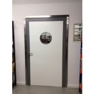 Porte en PE insensible à l'humidité pour laboratoires agroalimentaires