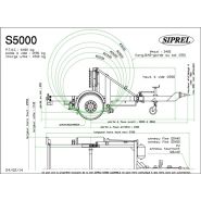 S 5000 - Remorque Porte-Touret - SIPREL - Charge utile 4910 Kg_3