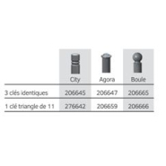 Potelet amovible à clé en position haute pour confort d'utilisation - PRIMABLOC LIGNE PROVINCE - Hauteur 850 mm - Tube acier Ø76 mm_3