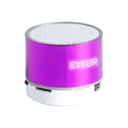 Enceinte Bluetooth - boîtier plastique - LED gravure lumineuse - mains libres, radio et micro SD_3