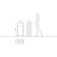 Poubelle publique - Vega Komserwis - 70L - Référence 003358_3