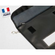 Sacoche porte documents véhicule avec rabat pour transport sécurisé_2