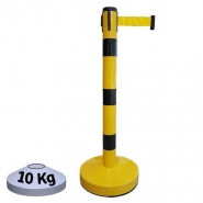 Poteau métal de balisage à sangle - Evolys - Système auto-freiné et personnalisable_3