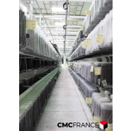 Structure modulaire de stockage UNIFLEX - un seul poteau pour secteur textile et habillement - brevetée par CMC France_3