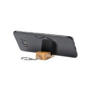 Câble chargeur USB - Porte-clés en bambou avec support téléphone - Connexions USB, USB-C et Lightning_3