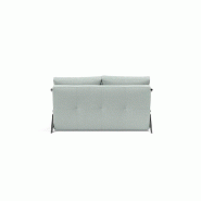 Canapé convertible design Cubed 02 Chrome - Innovation Living - 200x140 cm - Tissu Soft Pacific Pearl_3