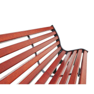 Banc bois et acier - Lublin - Réf : 209484.9005.Chec - 10 lames, 2m, robuste fonderie en fonte d'acier_3