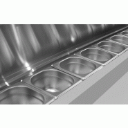 Saladette réfrigérée 7GN1/6 + 1GN1/9 positive 3 portes 380L ATOSA_3