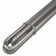 Thermoplongeurs à visser - Esska - Chauffage direct de liquides ou gaz - Ø 8.5 mm - Bouchon fileté en laiton_3