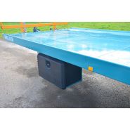 Remorque agricole polyvalente avec choix de roues et béquille hydraulique