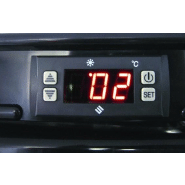 Vitrine réfrigérée 68 litres blanche - vitrée des 4 côtés_3