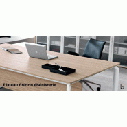 Bureau de direction sur crédence Anyware - MARTEX. - Zebrano clair_3