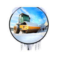 Miroir multi-usages en inox avec dispositif ANTIGIVRE ET ANTIBUÉE - Diamètre 600 mm - Réf. JPAG 608 AG_3