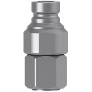 Série 265 - DN 6.3 - Coupleur CEJN en acier zinc-nickel - Raccord rapide à faces planes, norme ISO 16028_3