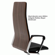 Fauteuil de direction Exclusive en cuir Directa - Offisit. - cuir noir_3